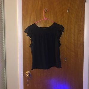 Navy blue short sleeve shirt